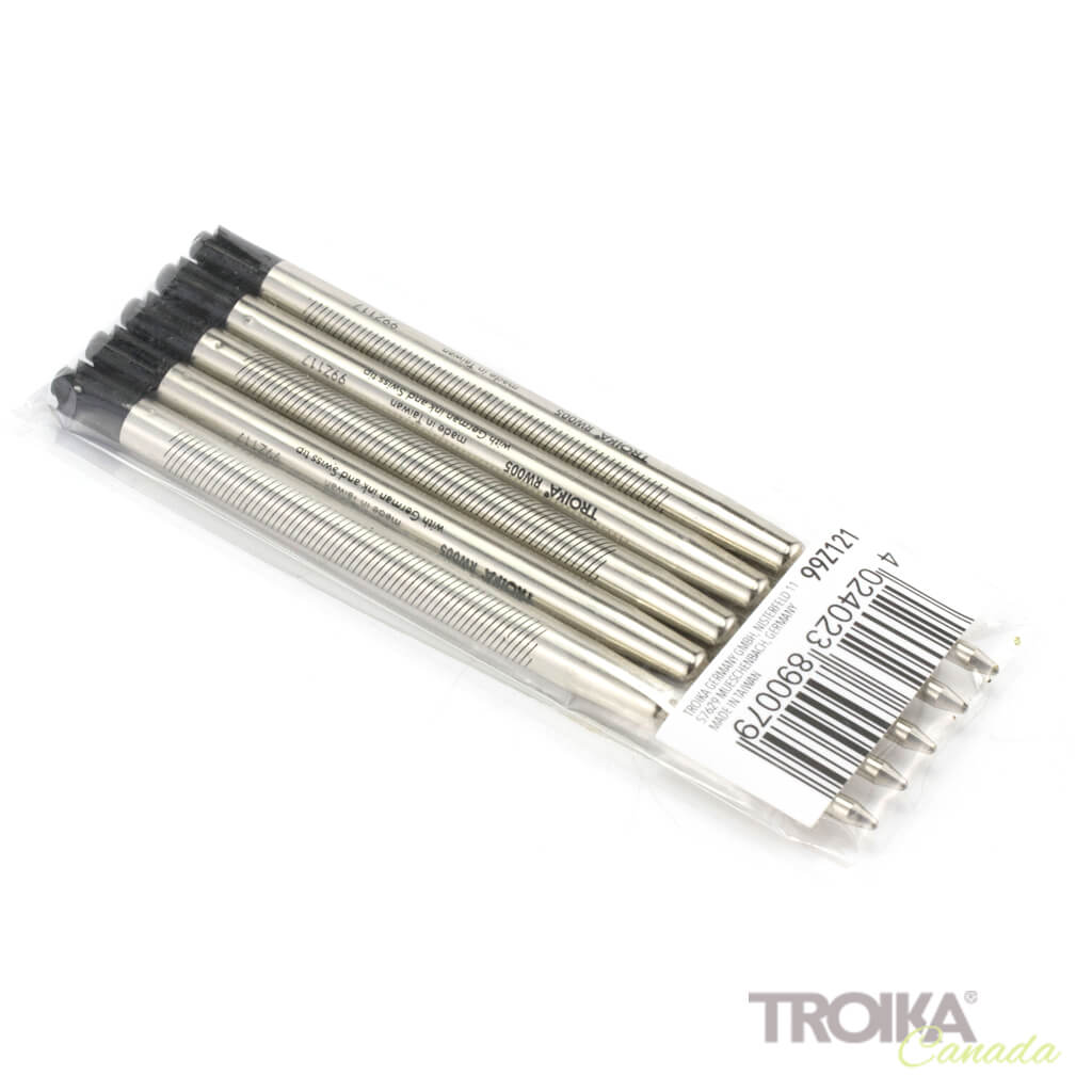 REFILL TROIKA Multitasking ballpoint pen "CONSTRUCTION SLIM" - black