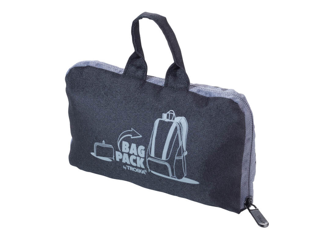 TROIKA Backpack "BAGPACK" - BLACK