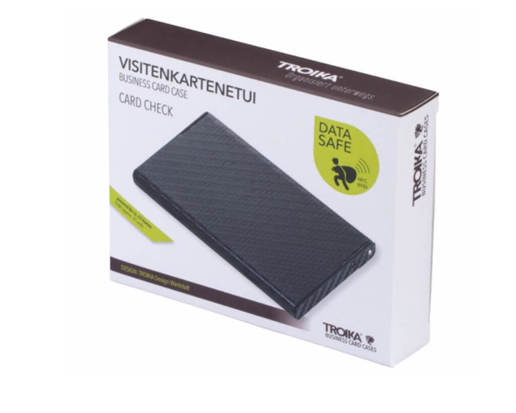 Troika card Case "Card Check" packaging Business card holder with RFID protection