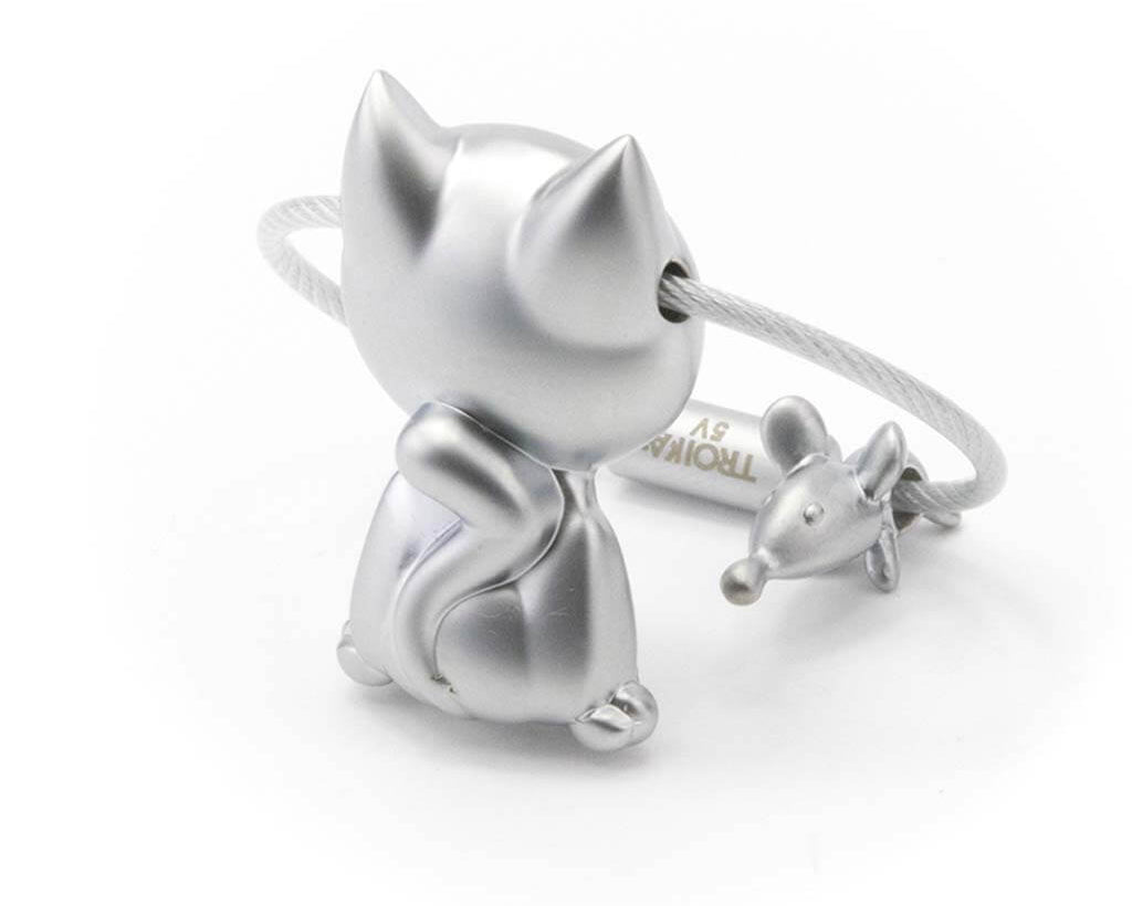 TROIKA Keychain "CAT & MOUSE"