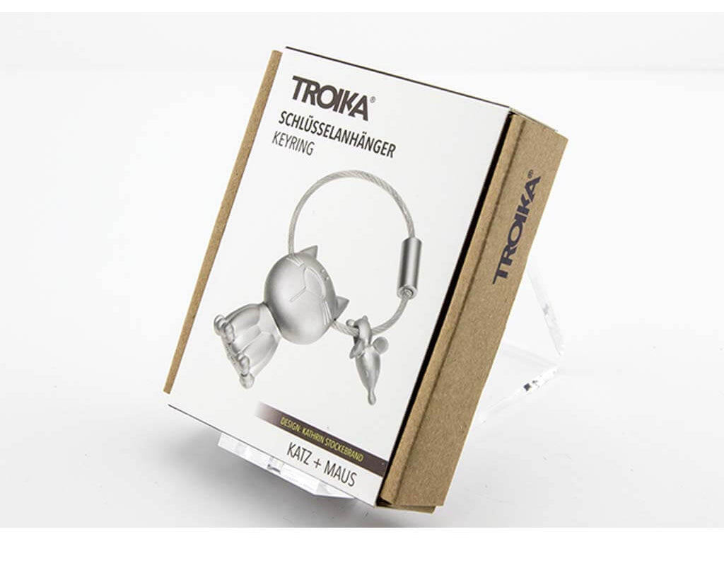 TROIKA Keychain "CAT & MOUSE"
