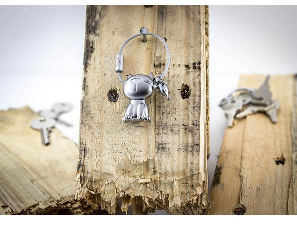 TROIKA Keychain "CAT & MOUSE"