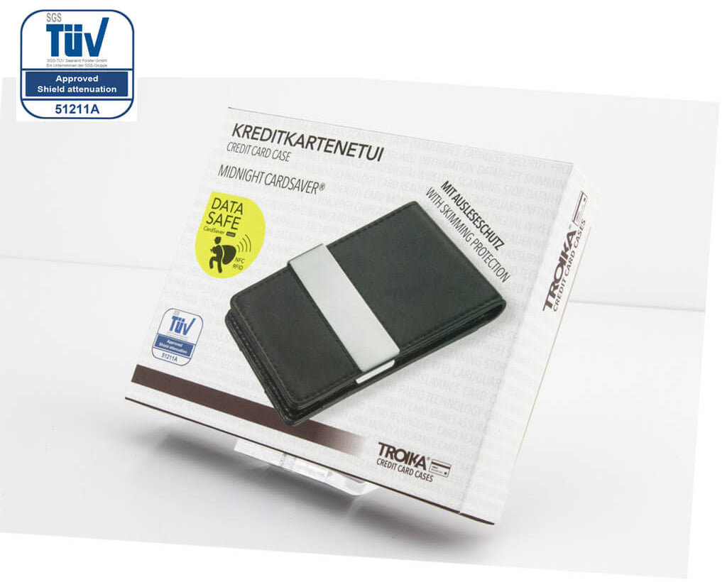 Troika Credit card case "Midnight Cardsaver"