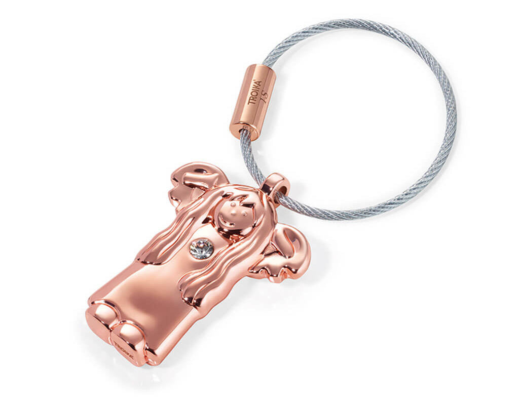 TROIKA Keychain "EMILY" - blush gold
