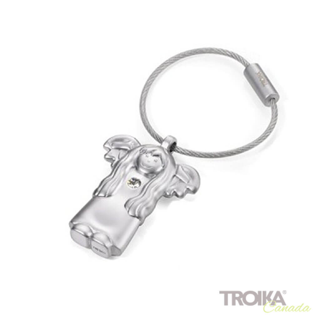TROIKA Keychain &quot;EMILY&quot; - silver