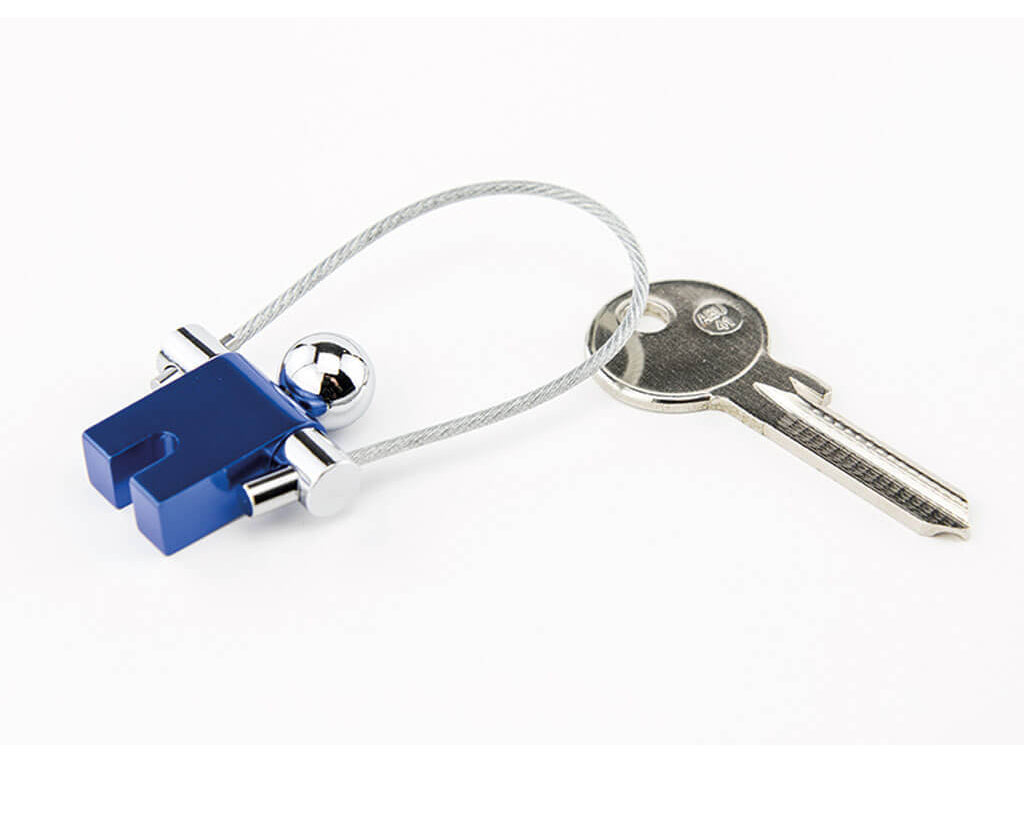 TROIKA Keychain "JUMPER" - blue