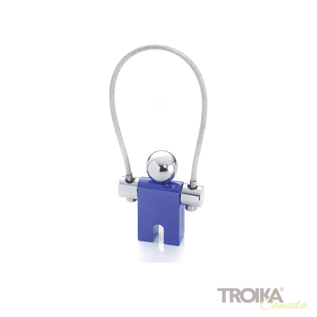 TROIKA Keychain "JUMPER" - blue