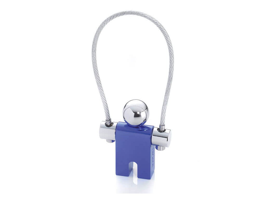 TROIKA Keychain "JUMPER" - blue