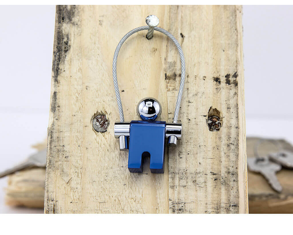 TROIKA Keychain "JUMPER" - blue