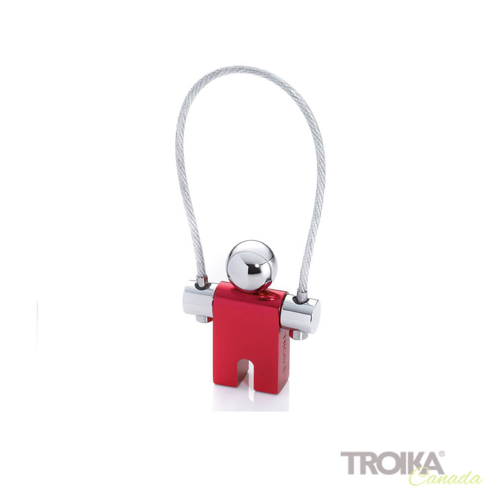 TROIKA Keychain "JUMPER" - red