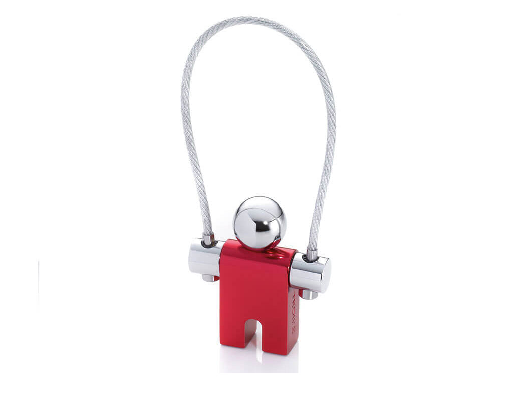 TROIKA Keychain "JUMPER" - red