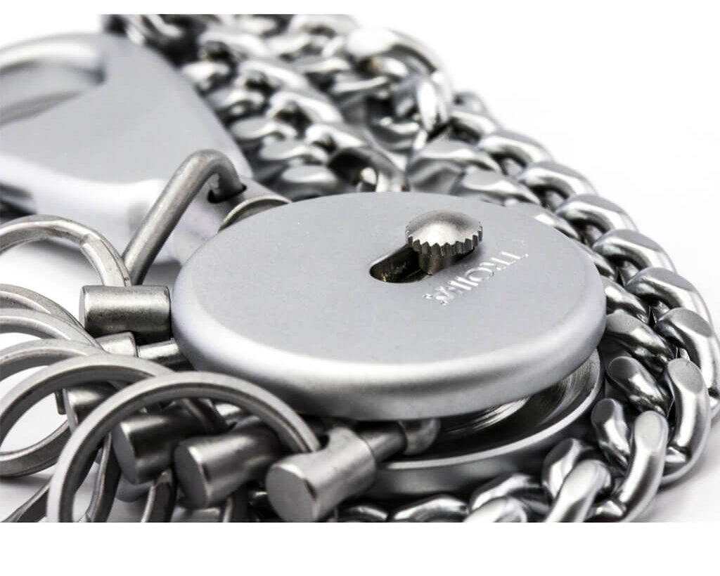TROIKA Key organizer "PATENT CHAIN" - matt