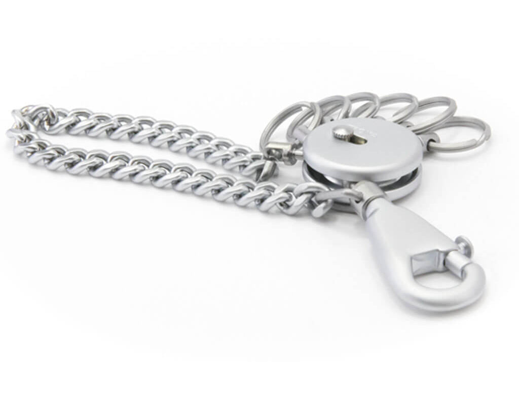 TROIKA Key organizer "PATENT CHAIN" - matt