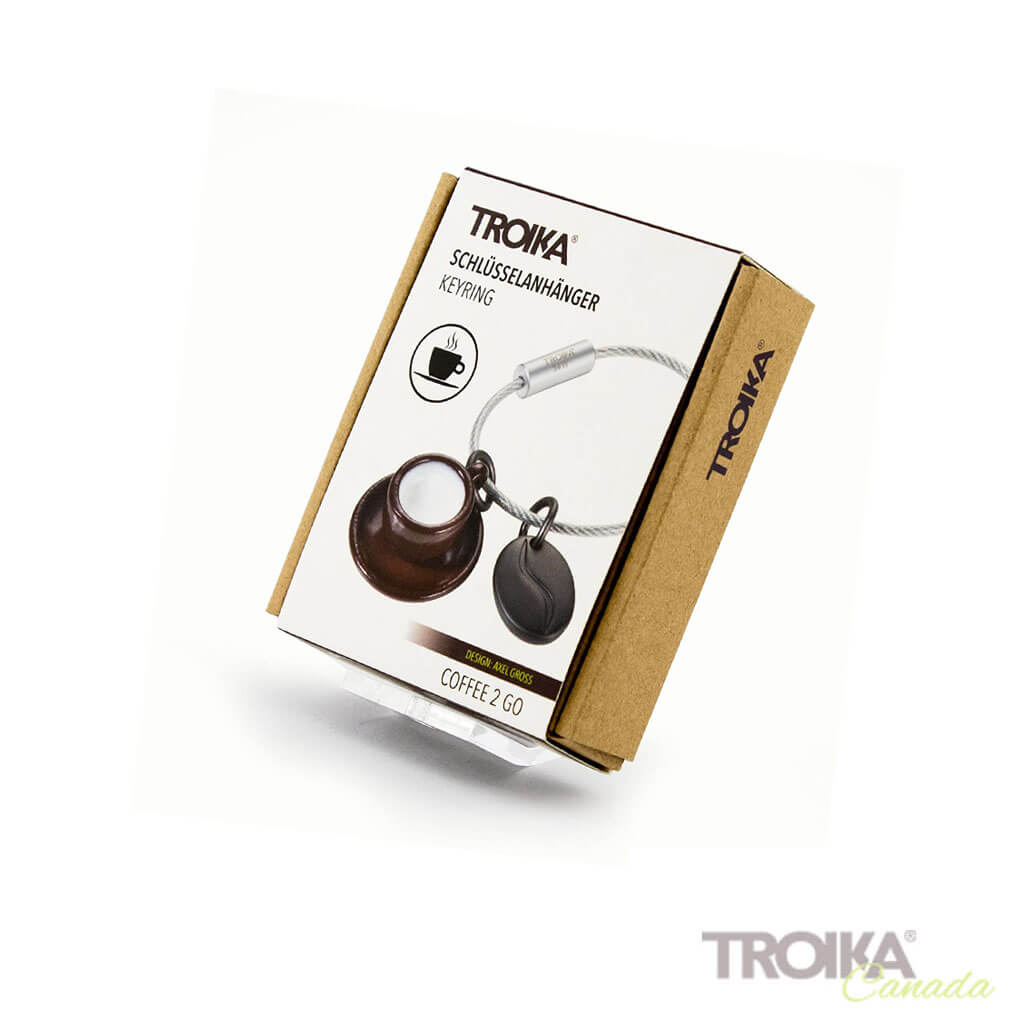 Troika keychain "Coffee 2 GO" - packaging