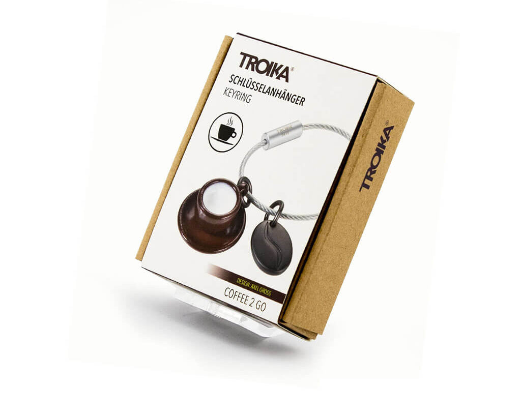 Troika keychain "Coffee 2 GO" - packaging