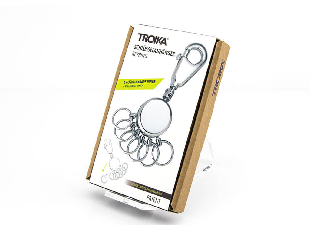 TROIKA Key organizer "PATENT" - shiny