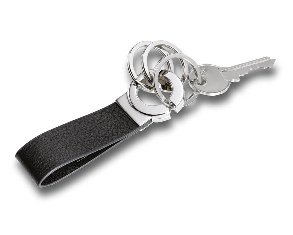 TROIKA Keychain "KEY-CLICK" - BLACK