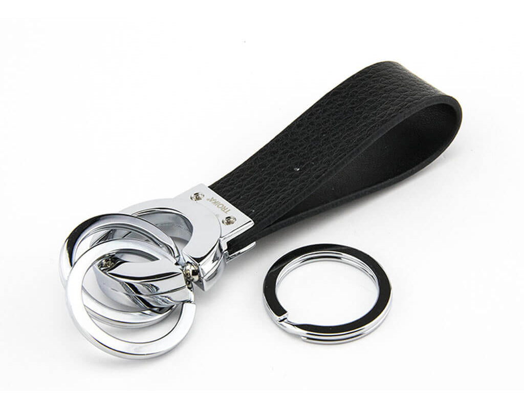 TROIKA Keychain "KEY-CLICK" - BLACK