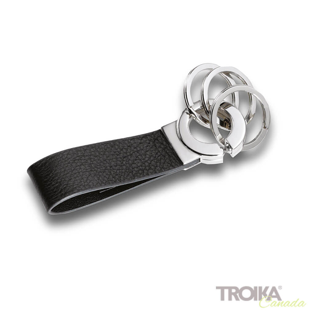 TROIKA Keychain "KEY-CLICK" - BLACK