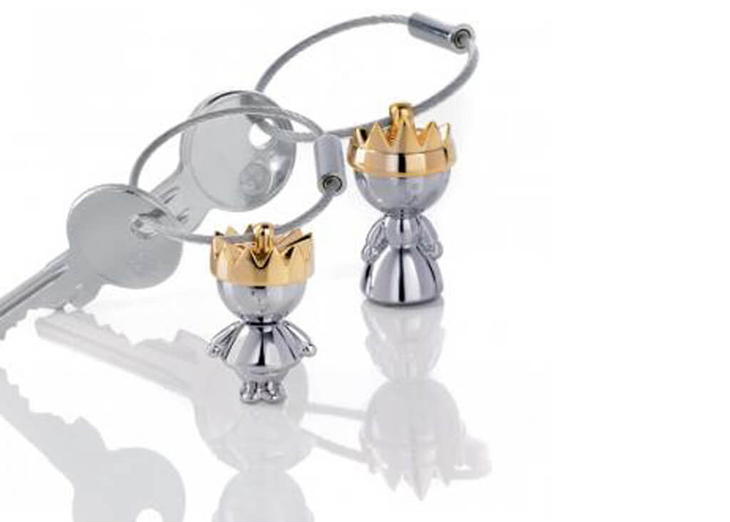 TROIKA Key chain "LITTLE KING and QUEEN