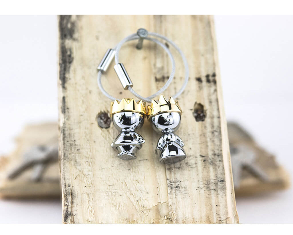 TROIKA Key chain "LITTLE KING LITTLE QUEEN"