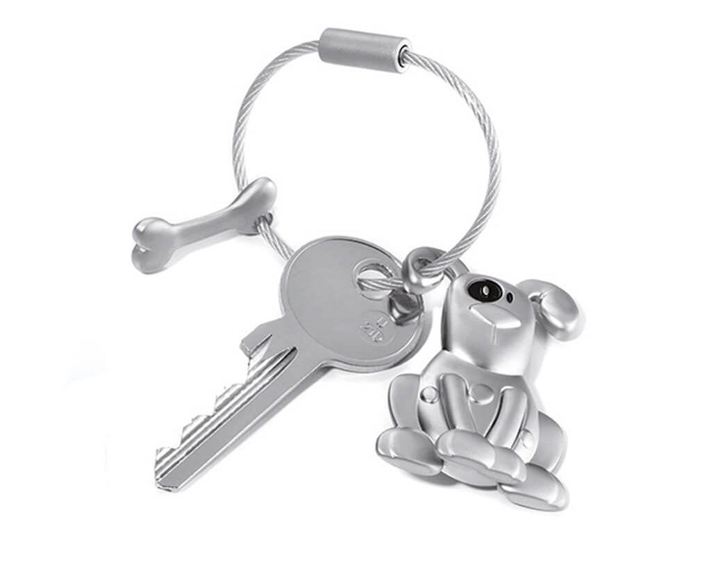 TROIKA Keychain "PETE" - Silver