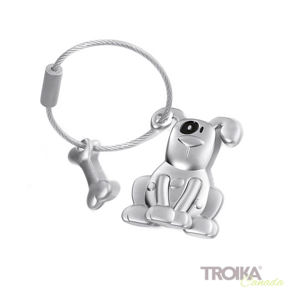 TROIKA Keychain "PETE" - Silver