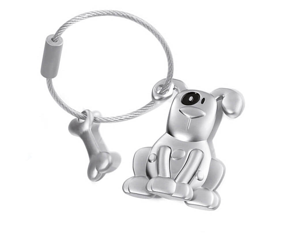 TROIKA Keychain "PETE" - Silver