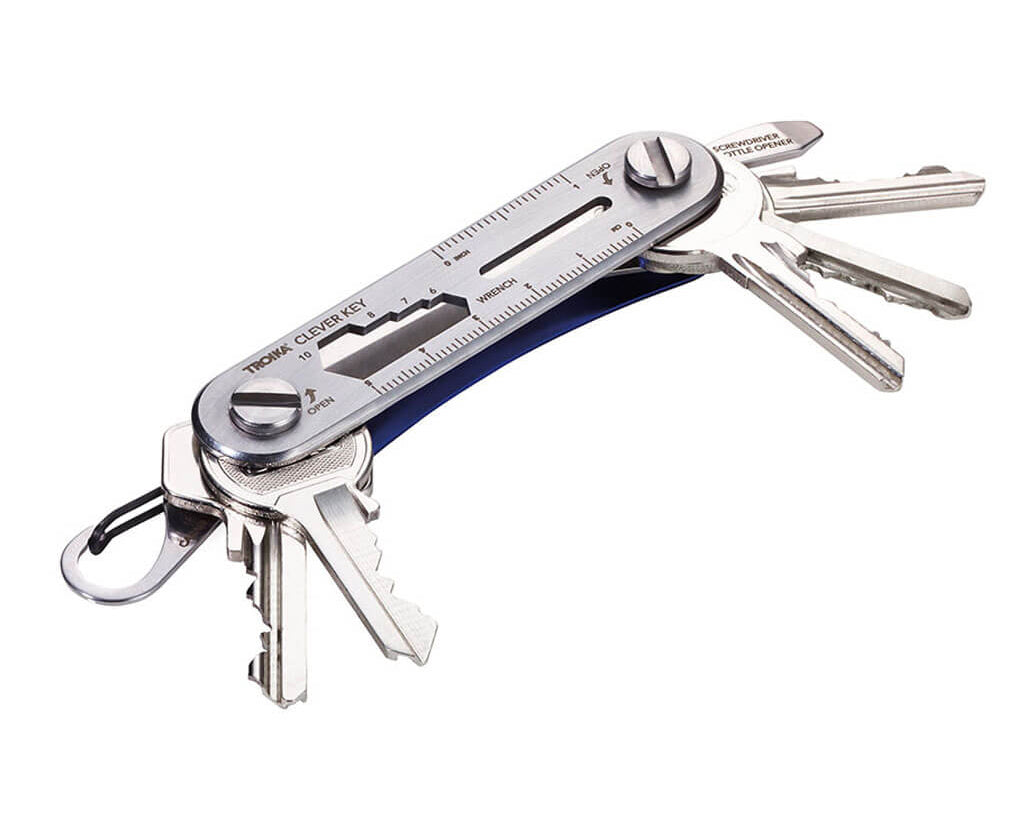 TROIKA Key organizer "CLEVER KEY" - grey