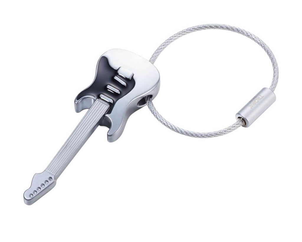 TROIKA Keychain "STRAT AM RING"