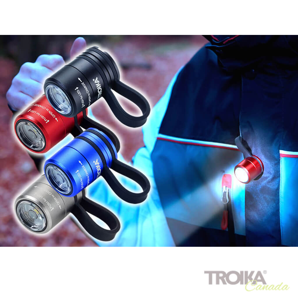 TROIKA Flashlight "ECO RUN" - Blue