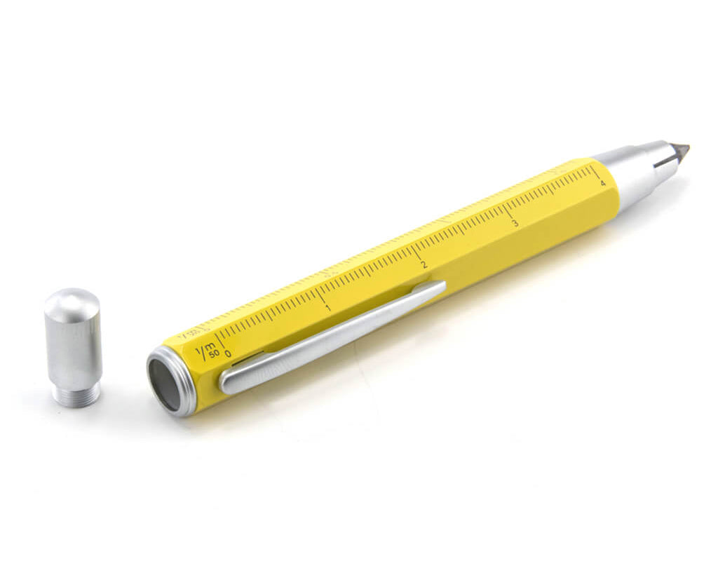 Yellow Carpenter's Pencil open