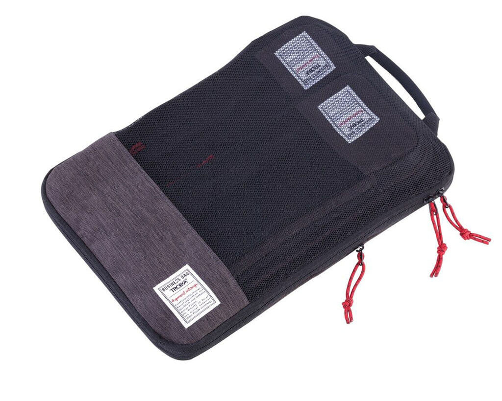 TROIKA Set of travel compression packing cubes "BUSINESS PACKING CUBES"