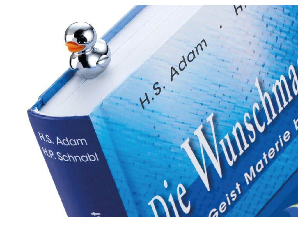 TROIKA Bookmark "DUCK" - Silver