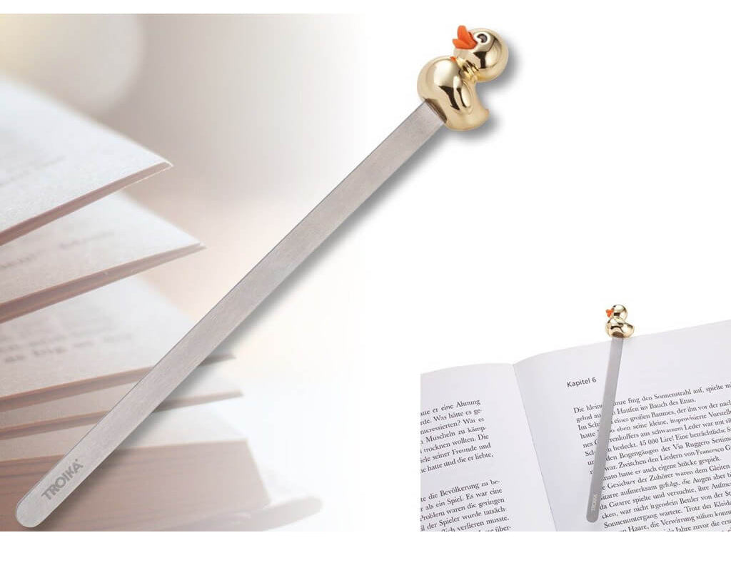 TROIKA Bookmark "DUCK" - Gold