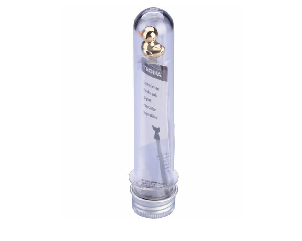TROIKA Bookmark "DUCK" - Gold