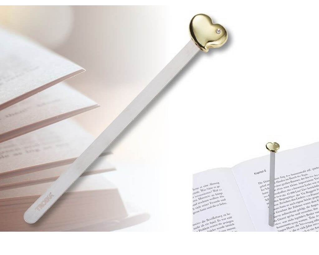 TROIKA Bookmark "HEART" - Gold