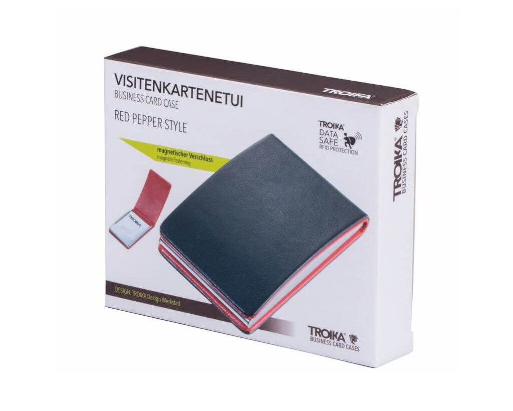 TROIKA Business card case "RED PEPPER STYLE"