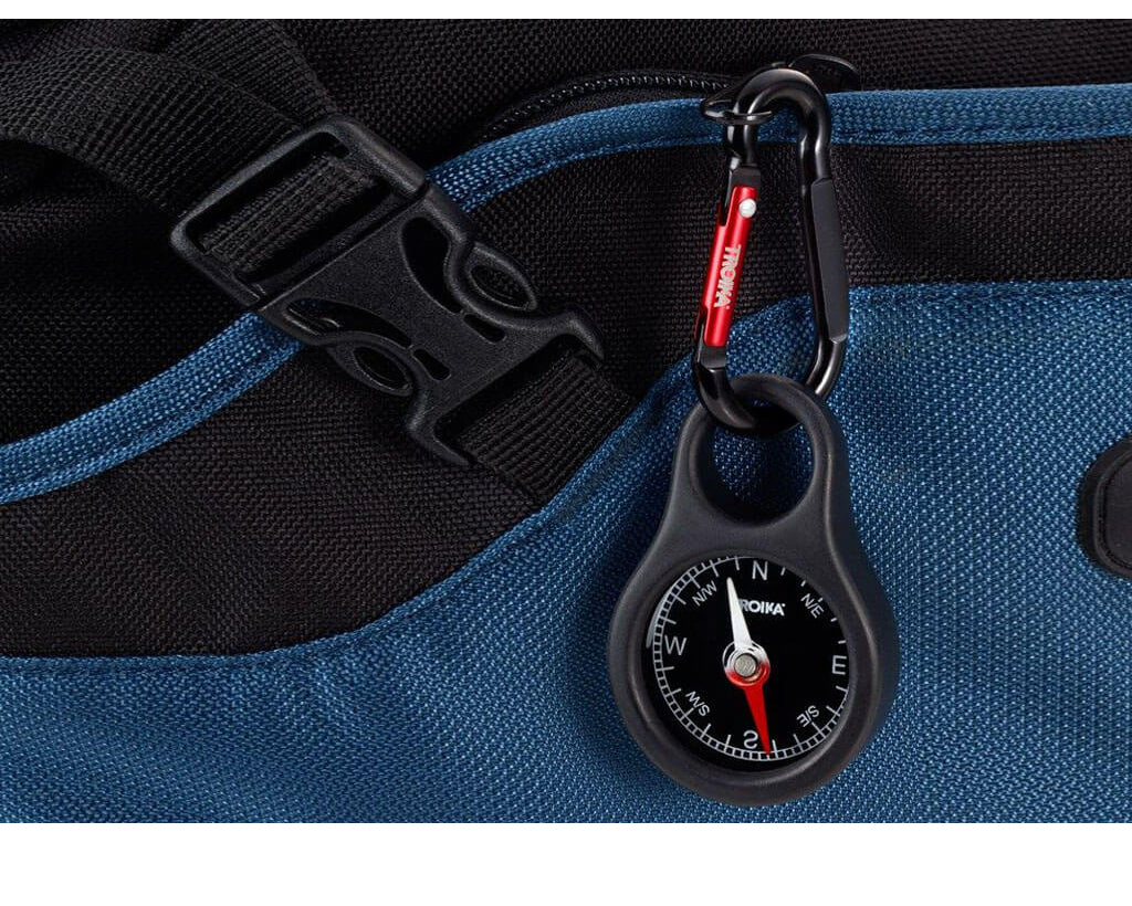TROIKA Keychain "WEGWEISER" - Black