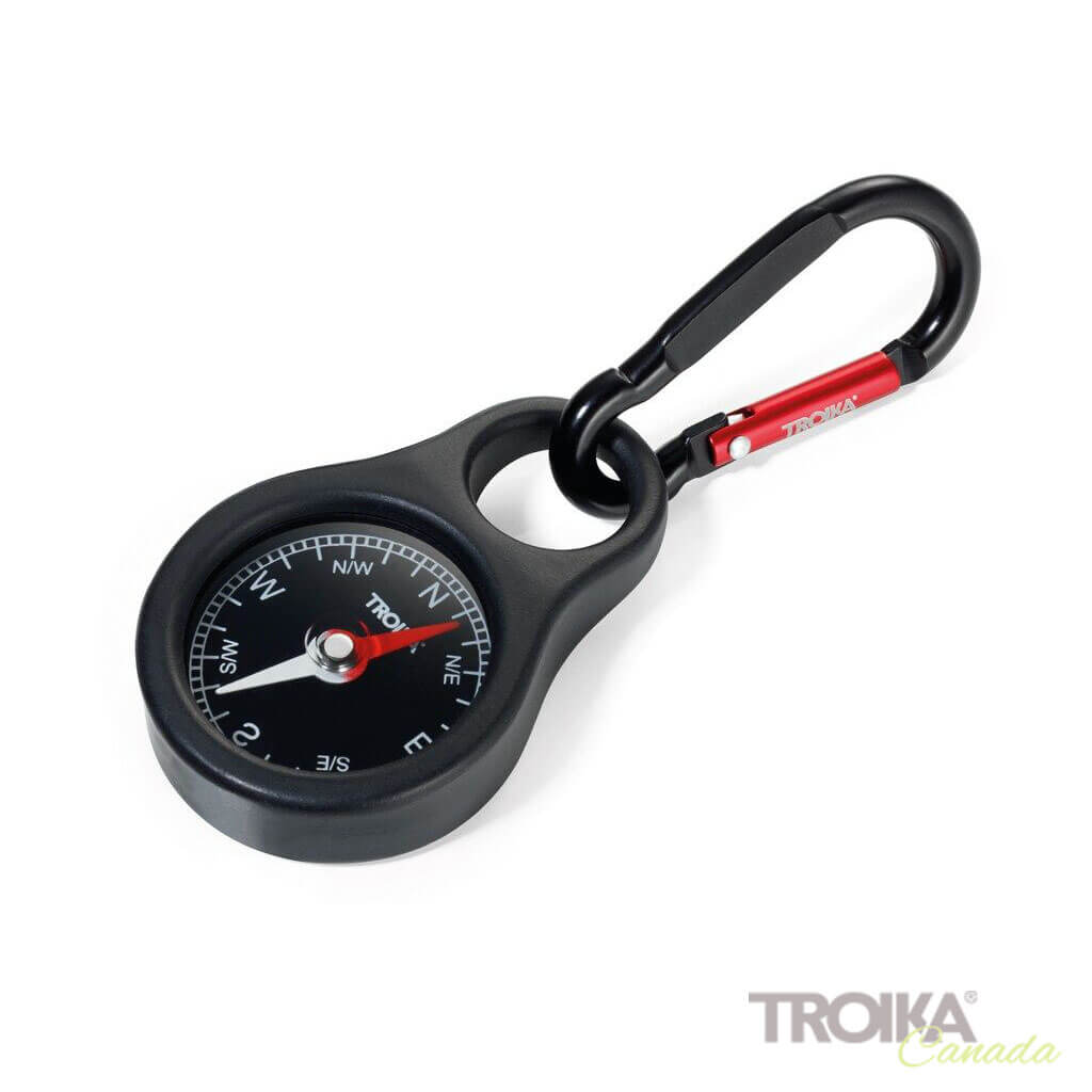 TROIKA Keychain "WEGWEISER" - Black