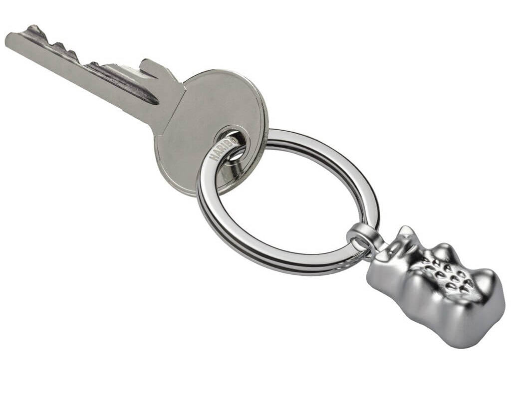 TROIKA Keychain "HARIBO GOLDBÄR" - Silver