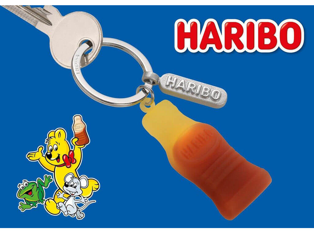 TROIKA Keychain "HARIBO HAPPY-COLA"
