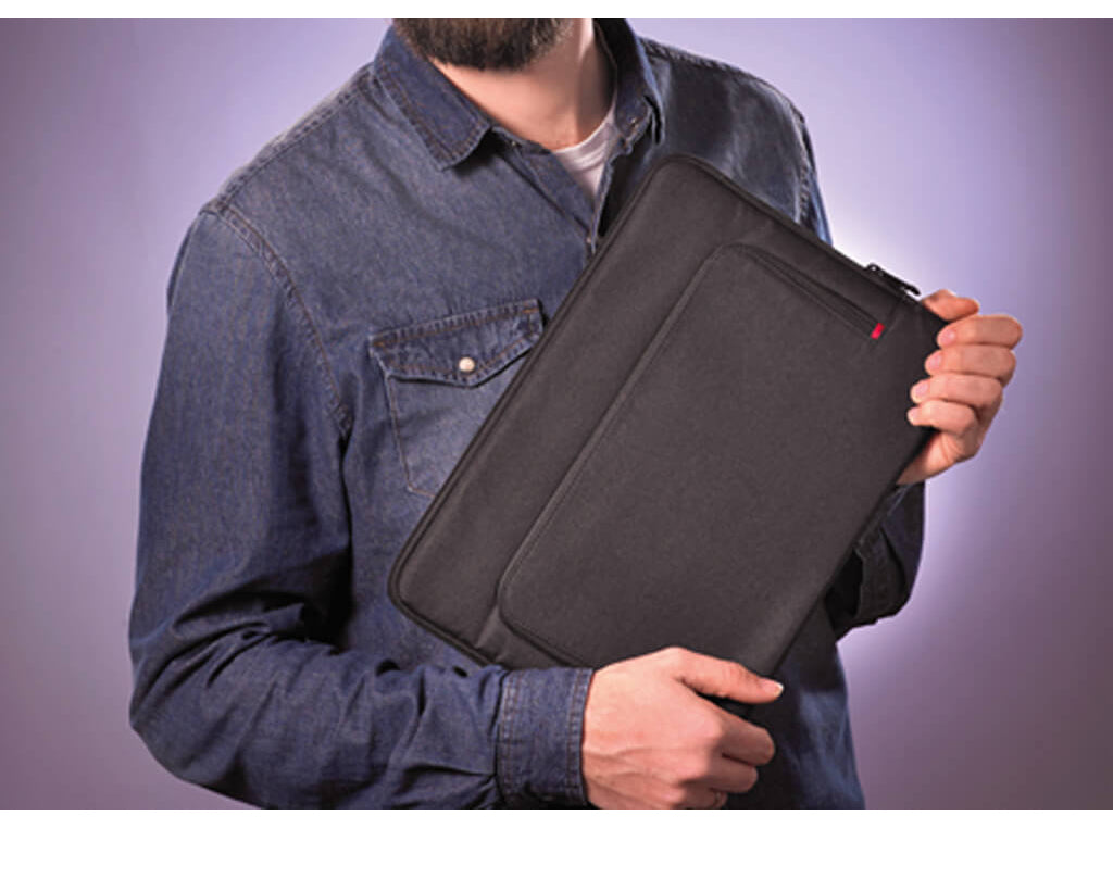 TROIKA PORTFOLIO BAG "MON CARRY" - BLACK