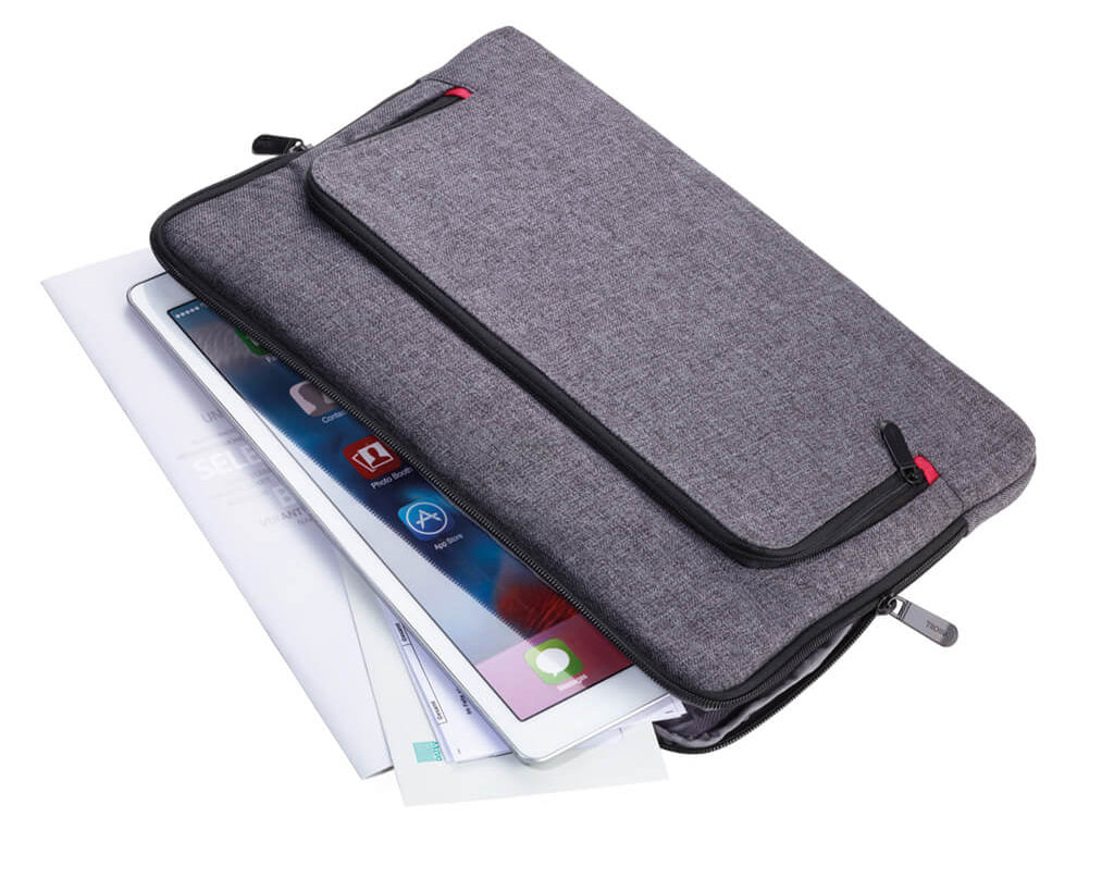 TROIKA PORTFOLIO BAG "MON CARRY" - GREY
