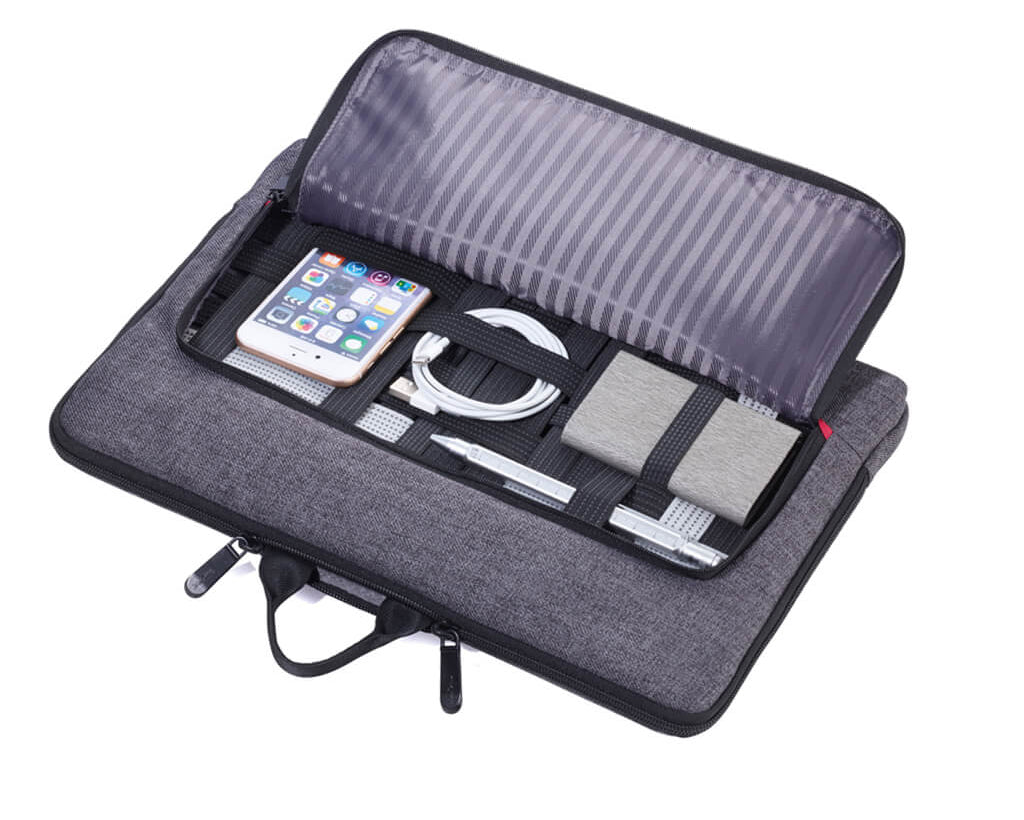 TROIKA PORTFOLIO BAG "MON CARRY" - GREY