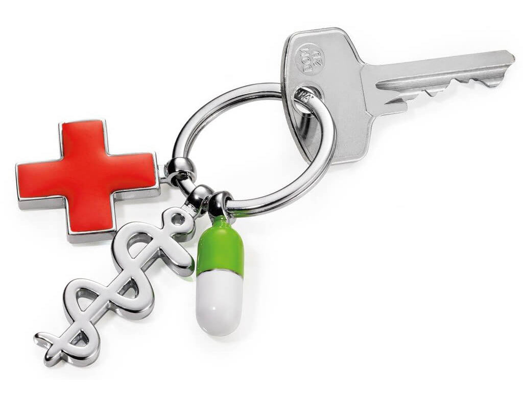 TROIKA Keychain "Get Well"
