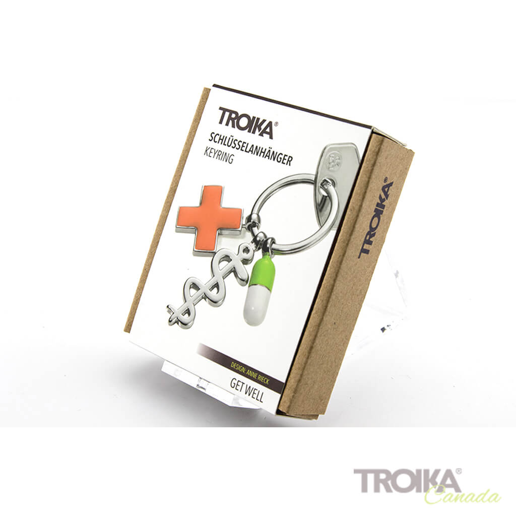 TROIKA Keychain "Get Well"