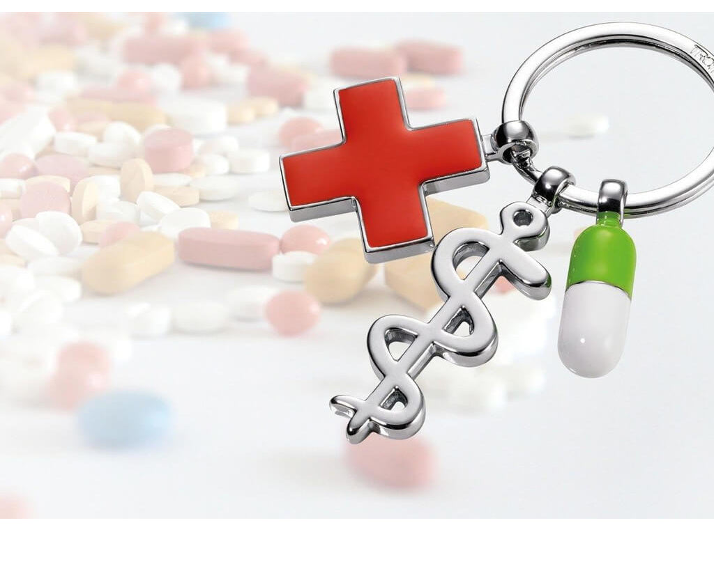 TROIKA Keychain "Get Well"