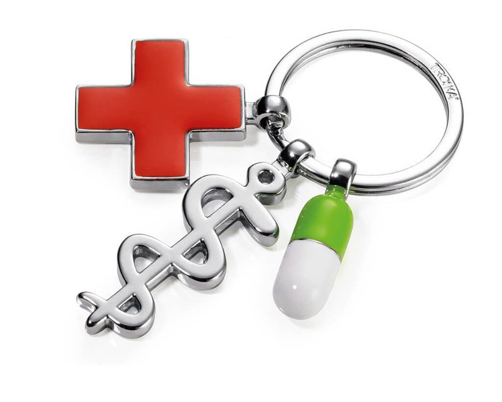TROIKA Keychain "Get Well"