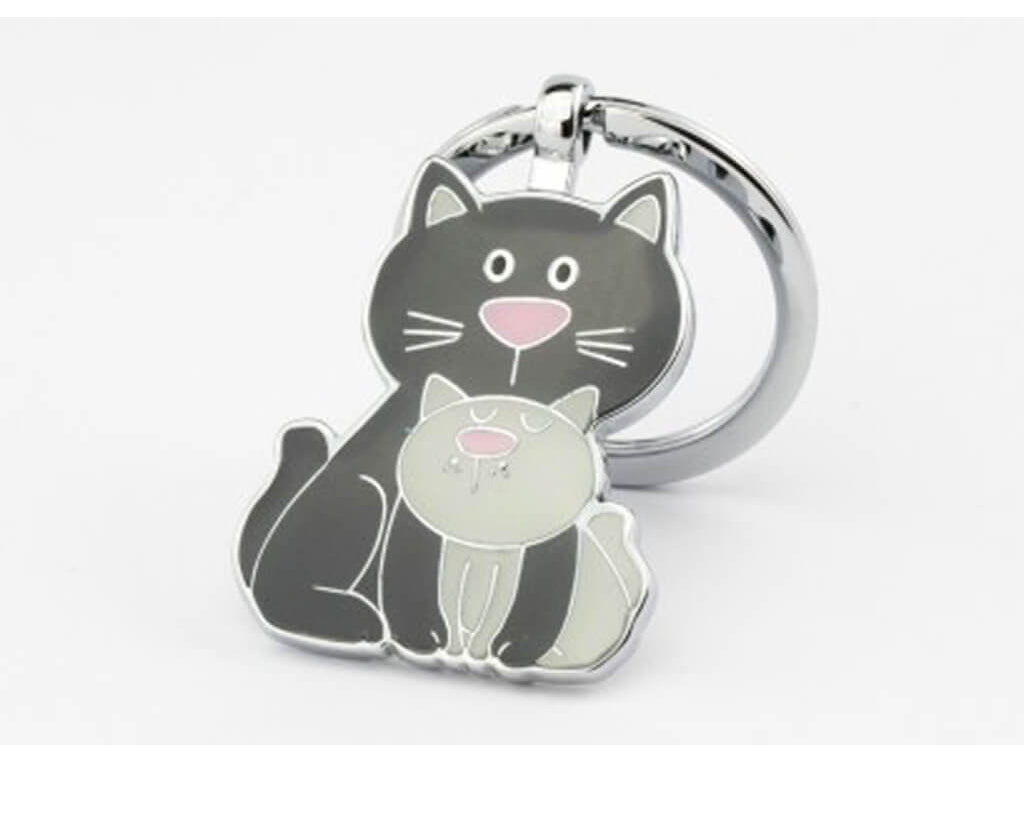 TROIKA Keyring "CAT & KITTY"